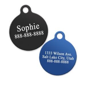 Customizable Pet Tag - Circle Shaped