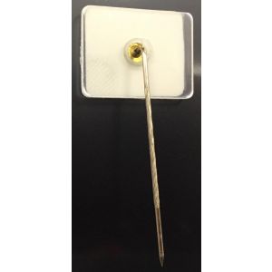 Needle Prong Pins with self-adhesive pad for attaching to name plates so that they can hang on fabric cubicle walls