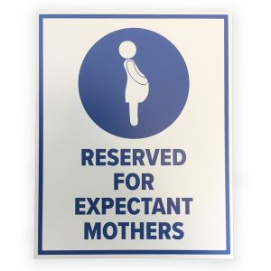 Reserved for Expectant Mothers Parking Space Sign