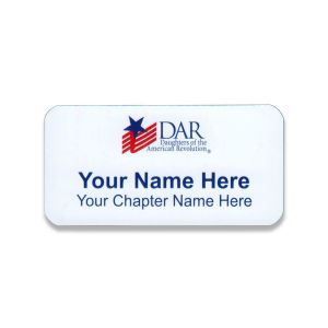 DAR Daughters Of The American Revolution Chapter Name Tags 2017