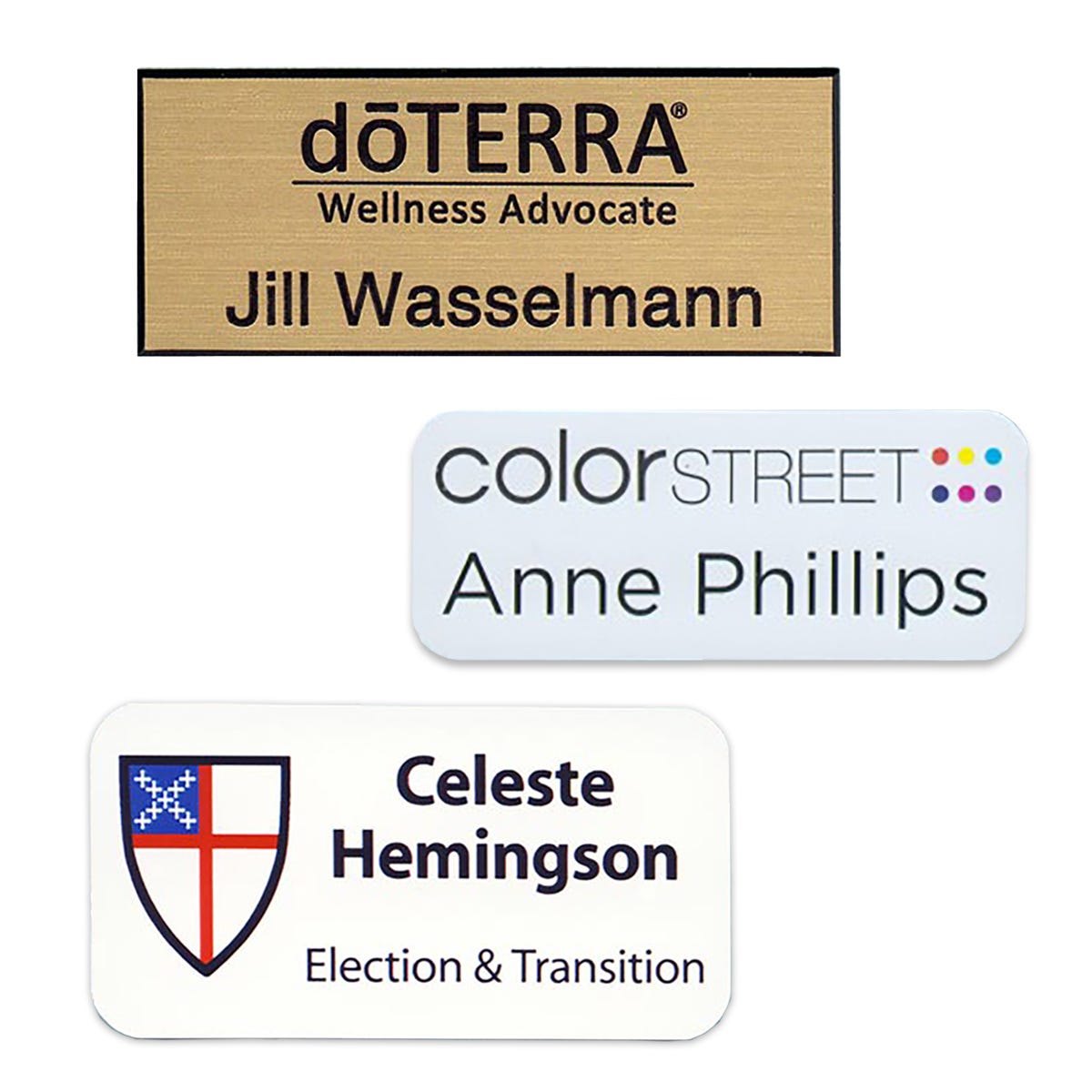 Pre-Logoed Name Tags