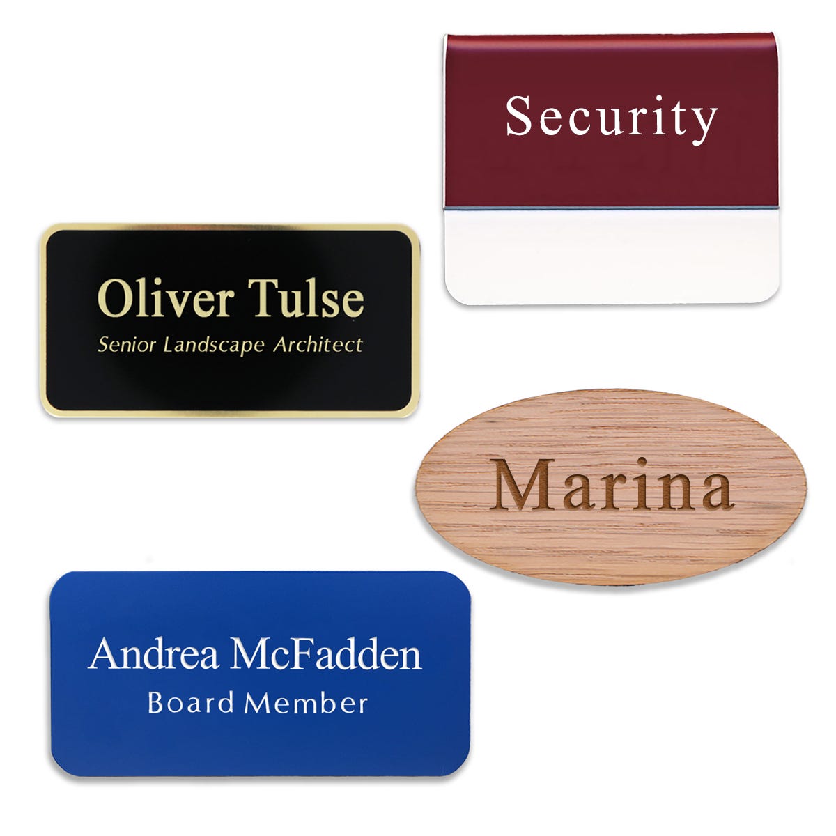 Text Name Tags